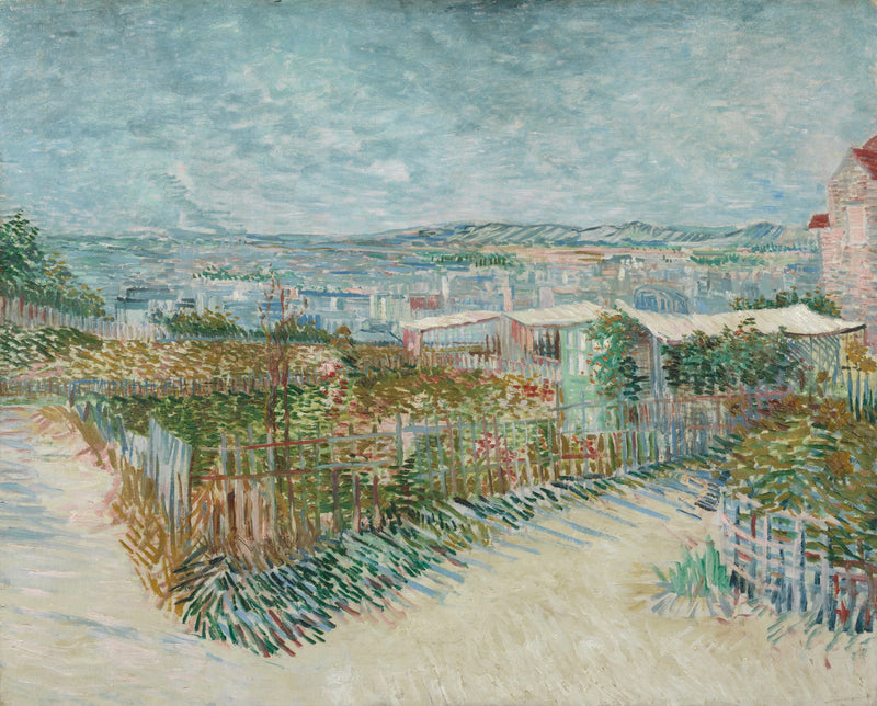 Montmartre: dietro il Moulin de la Galette - Vincent van Gogh