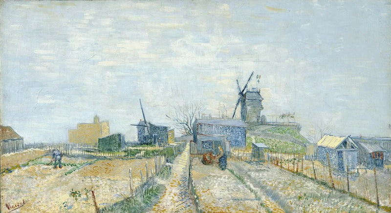 Montmartre: mulini e orti - Vincent van Gogh