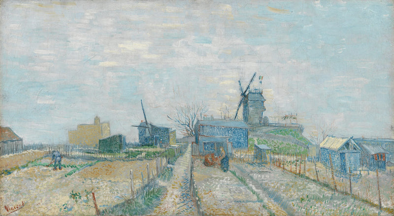 Montmartre: mulini e orti - Vincent van Gogh