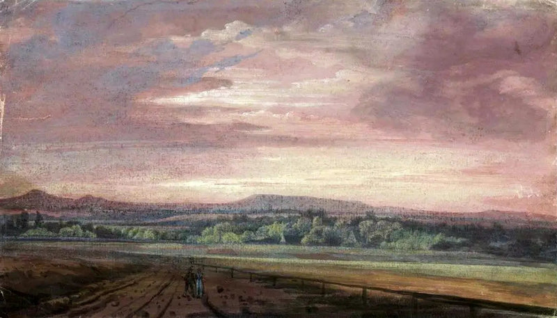 Monti dei Giganti al tramonto - Caspar David Friedrich