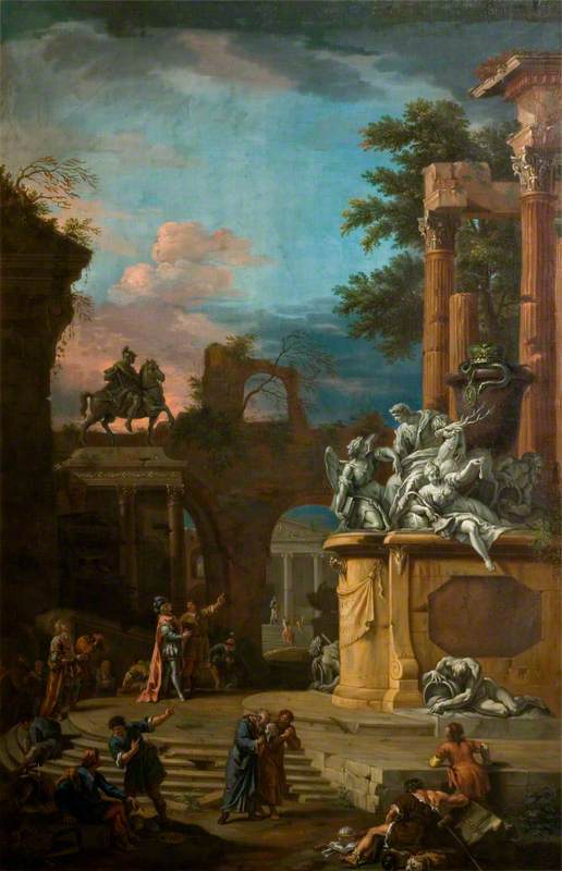Monumento immaginario a William Cavendish (1640-1707), 1º duca di Devonshire - Sebastiano Ricci