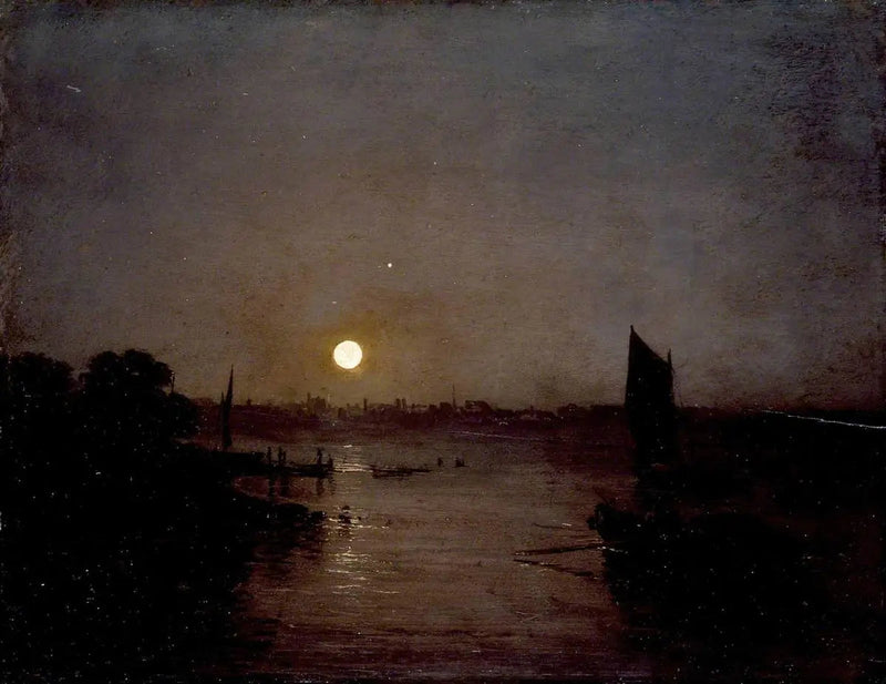 Luce di luna, uno studio a Millbank - J. M. W. Turner