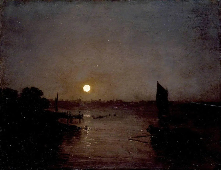 Luce di luna, uno studio a Millbank - J. M. W. Turner