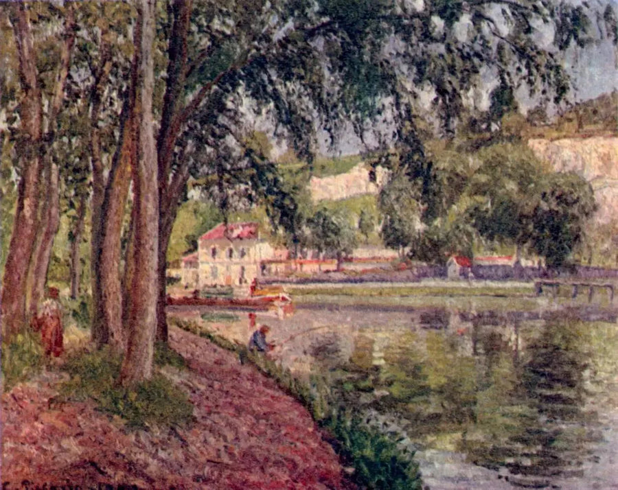 Moret, il canale del Loing - Camille Pissarro