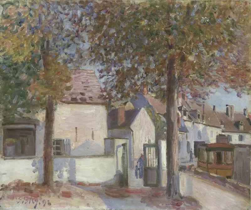 Moret-sur-Loing (Via dei Fossati) - Alfred Sisley