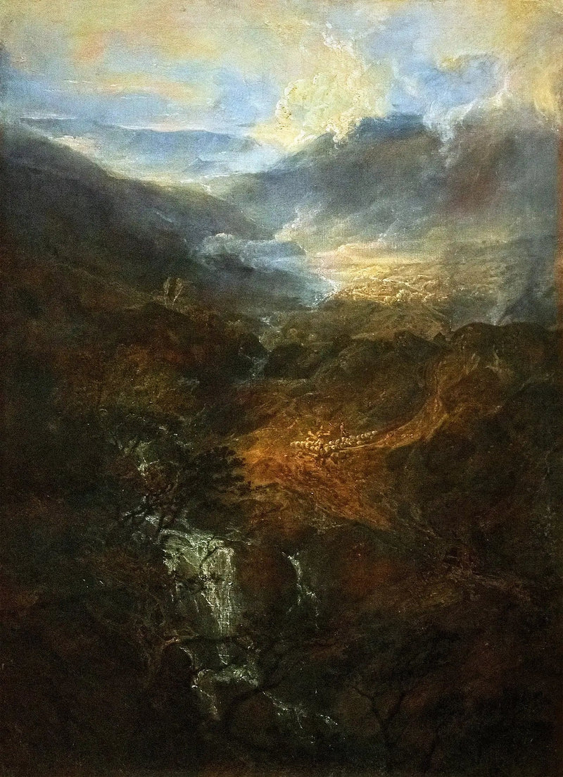 Mattina tra le Coniston Fells, Cumberland - J. M. W. Turner