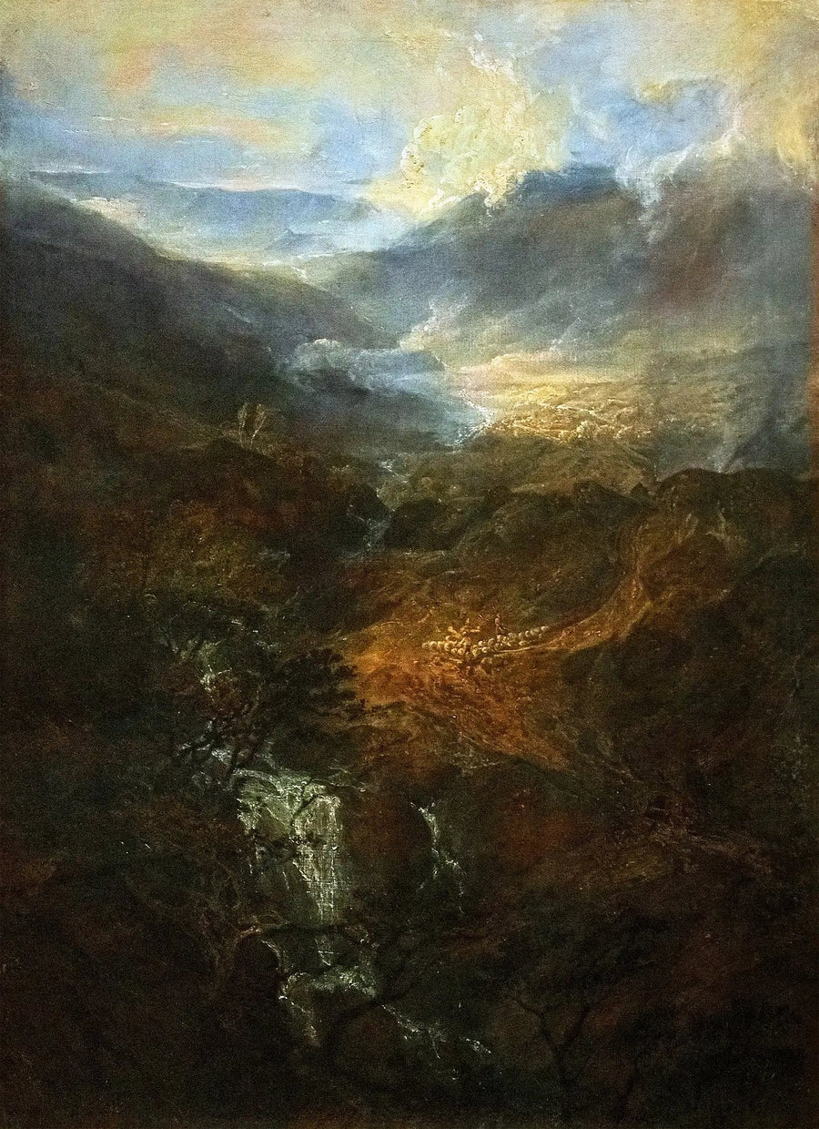 Mattina tra le Coniston Fells, Cumberland - J. M. W. Turner