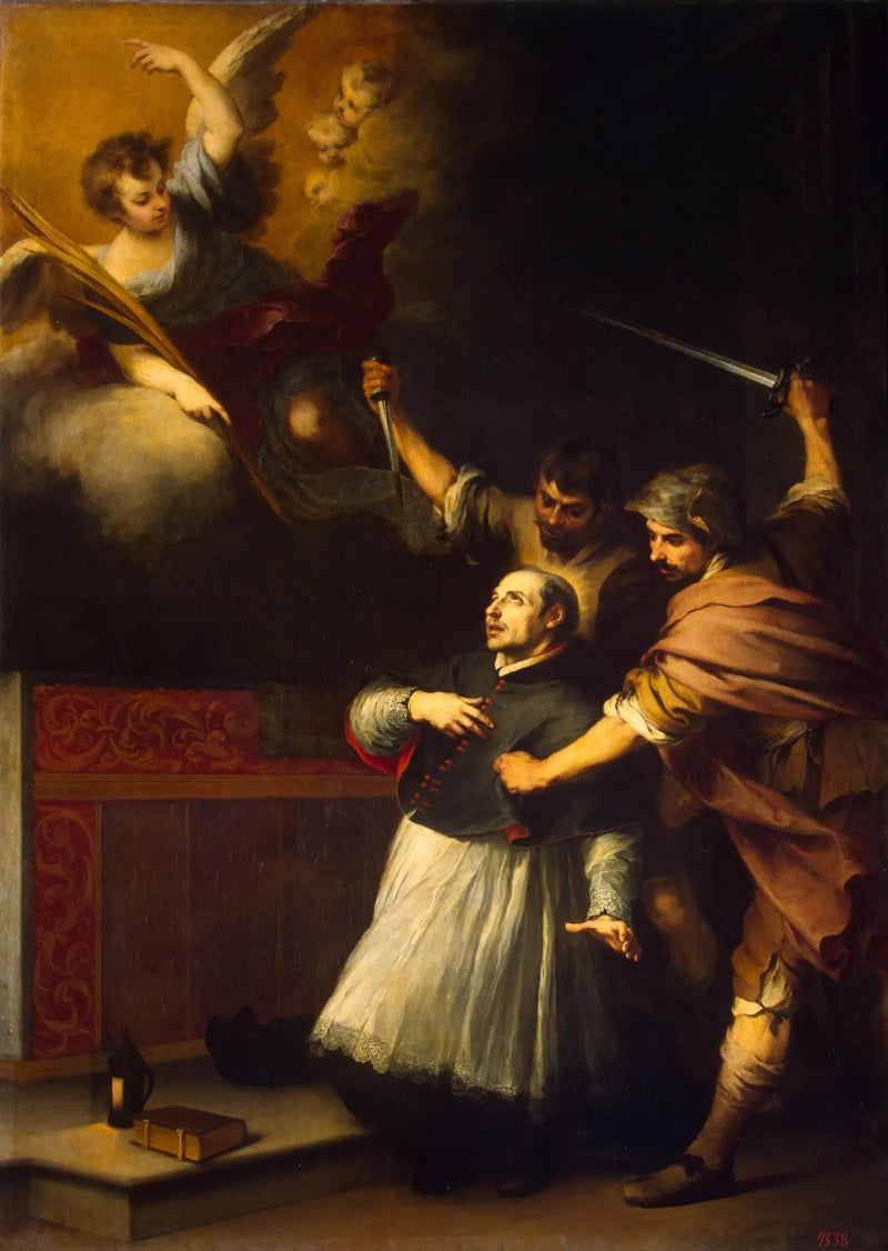 Morte dell'inquisitore Pedro de Arbues - Bartolomé Esteban Murillo