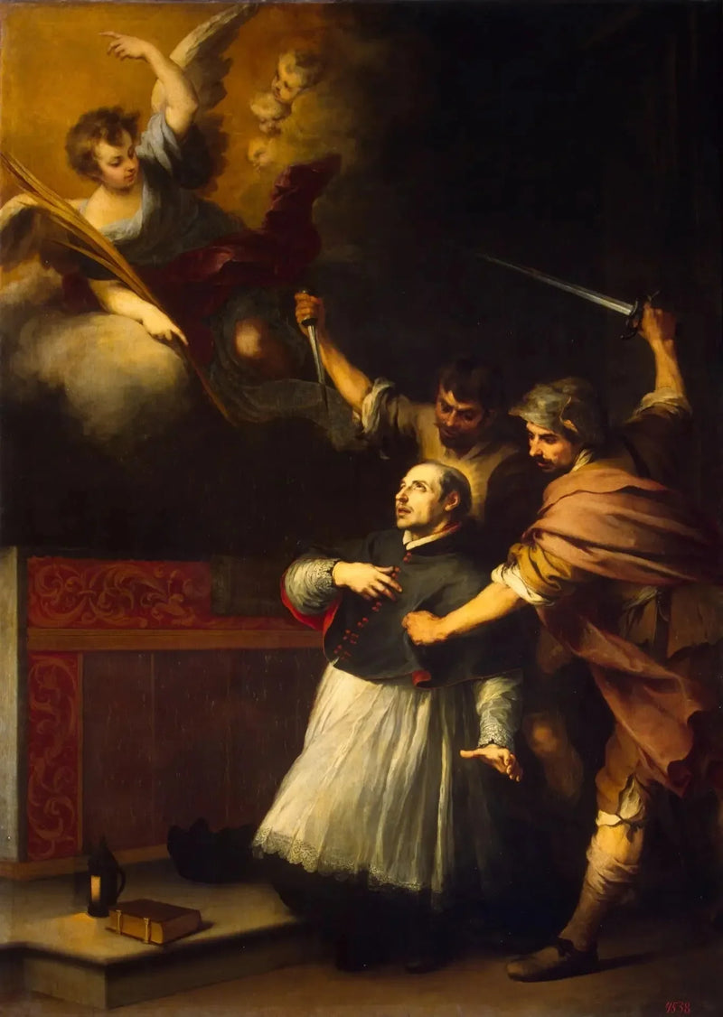 Morte dell'inquisitore Pedro de Arbues - Bartolomé Esteban Murillo