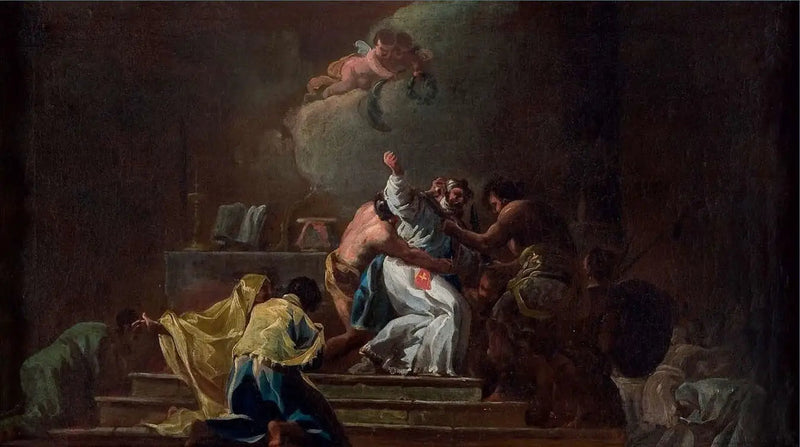 Morte di san Alberto di Gerusalemme - Francisco de Goya