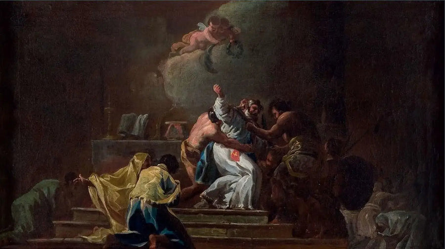 Morte di san Alberto di Gerusalemme - Francisco de Goya