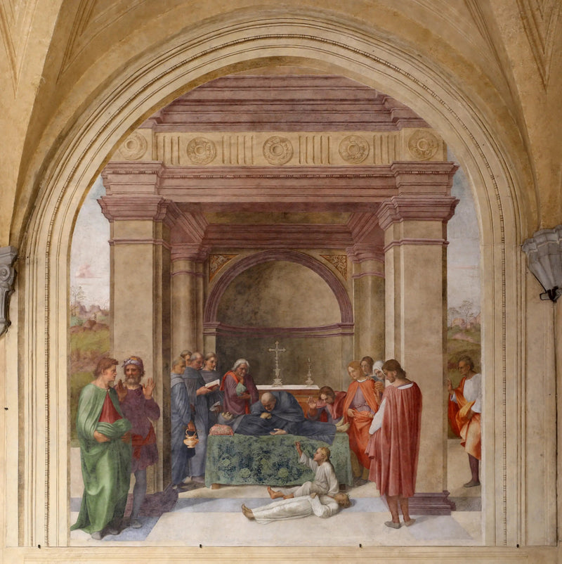 Morte di san Filippo Benizi e resurrezione di un bambino - Andrea del Sarto