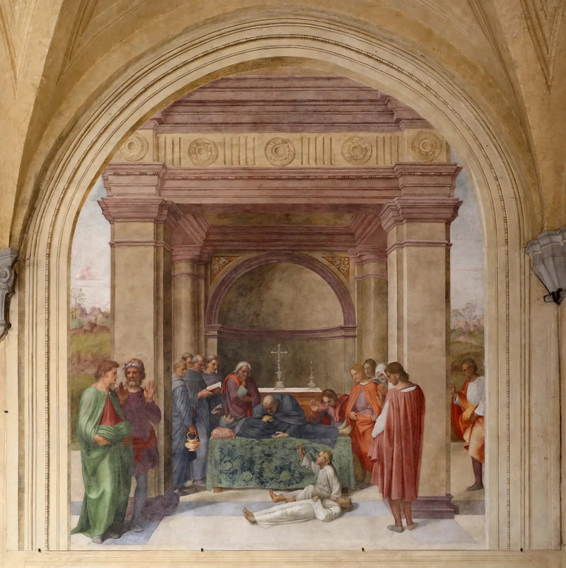 Morte di san Filippo Benizi e resurrezione di un bambino - Andrea del Sarto