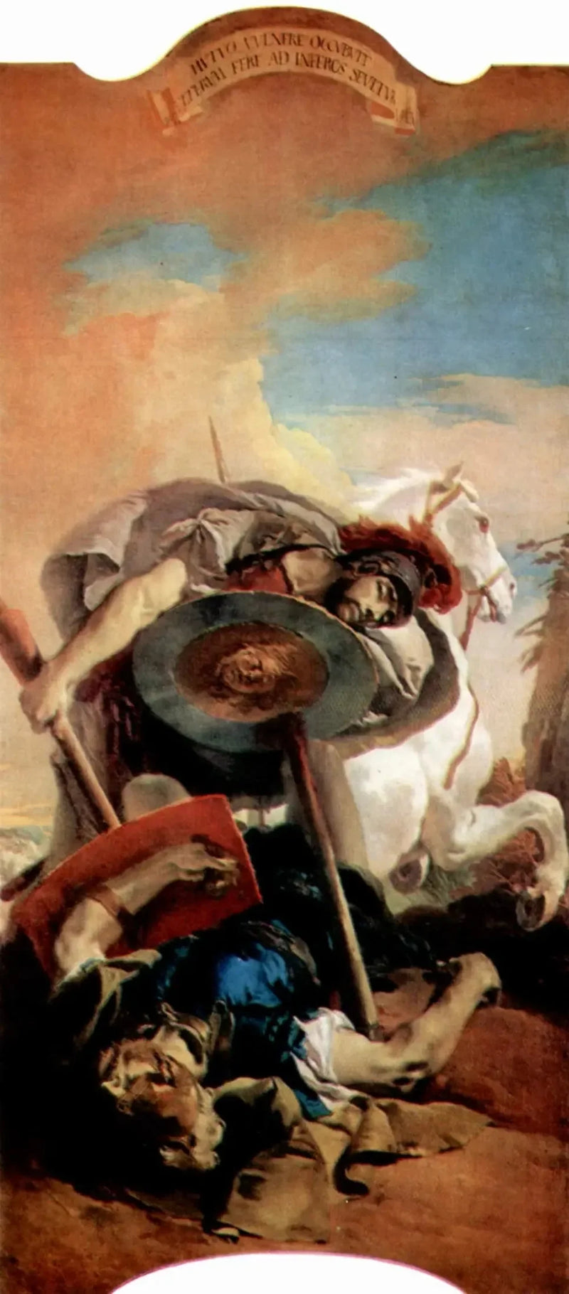 Morte del console L. J. Brutus lors d'un duello avec Aruns - Giovanni Battista Tiepolo