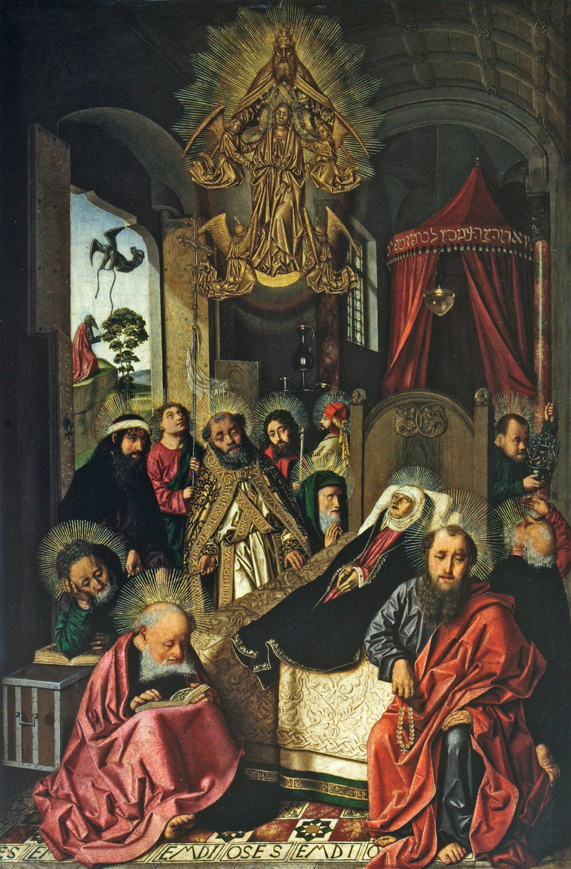 Morte e Assunzione della Vergine Maria - Bartolomé Bermejo