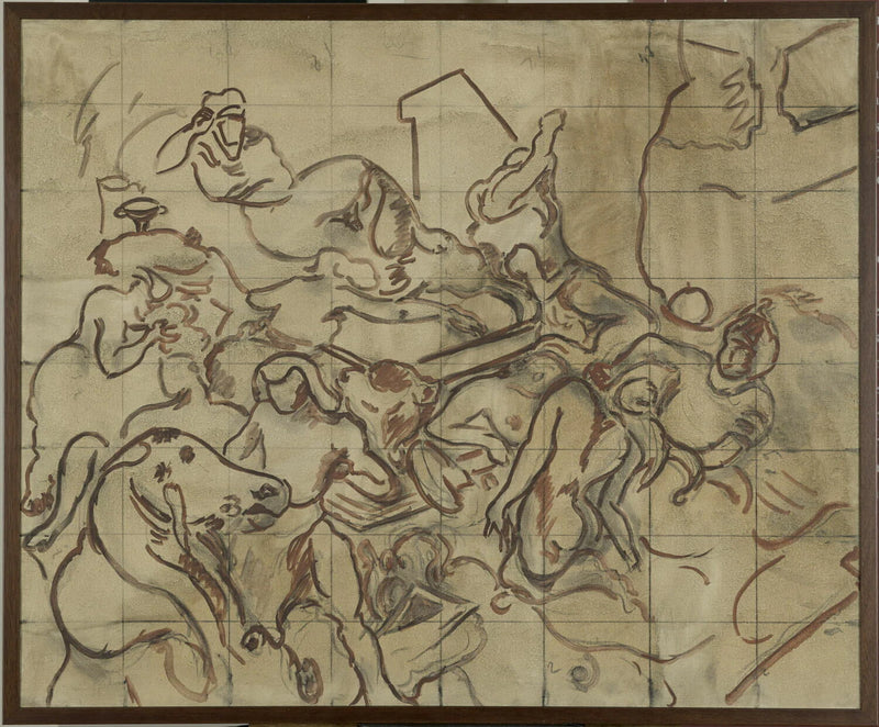 La Mort de Sardanapale, d'après Delacroix - Madeleine Dines
