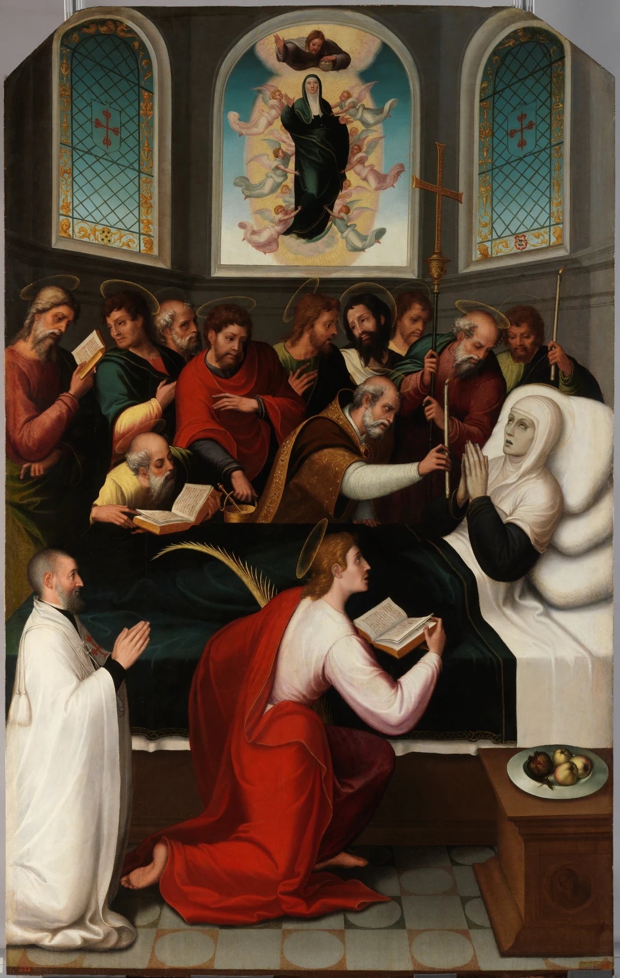La mort de la Vierge - Juan Correa de Vivar