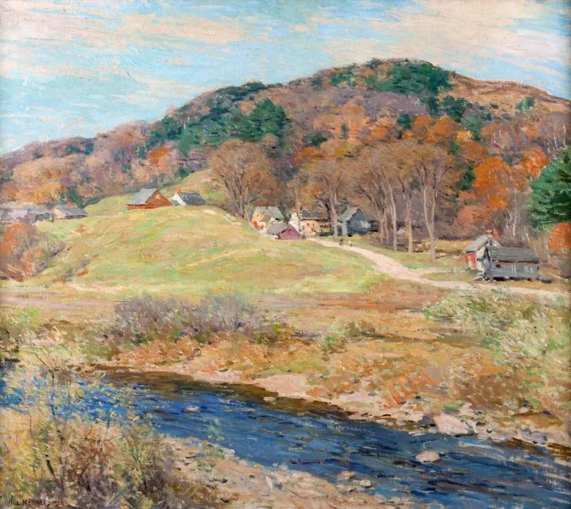 Mosaïque di novembre - Willard Metcalf
