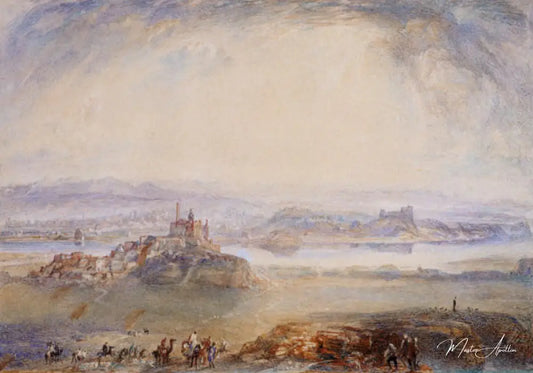 Mossoul dans le Tigre - William Turner - Reproductions de tableaux et peintures haut de gamme