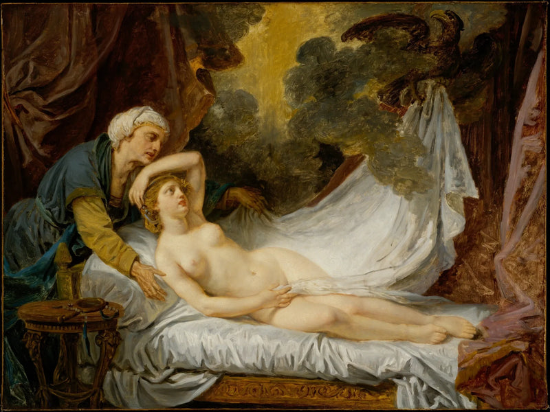 Motore visitato da Giove - Jean-Baptiste Greuze