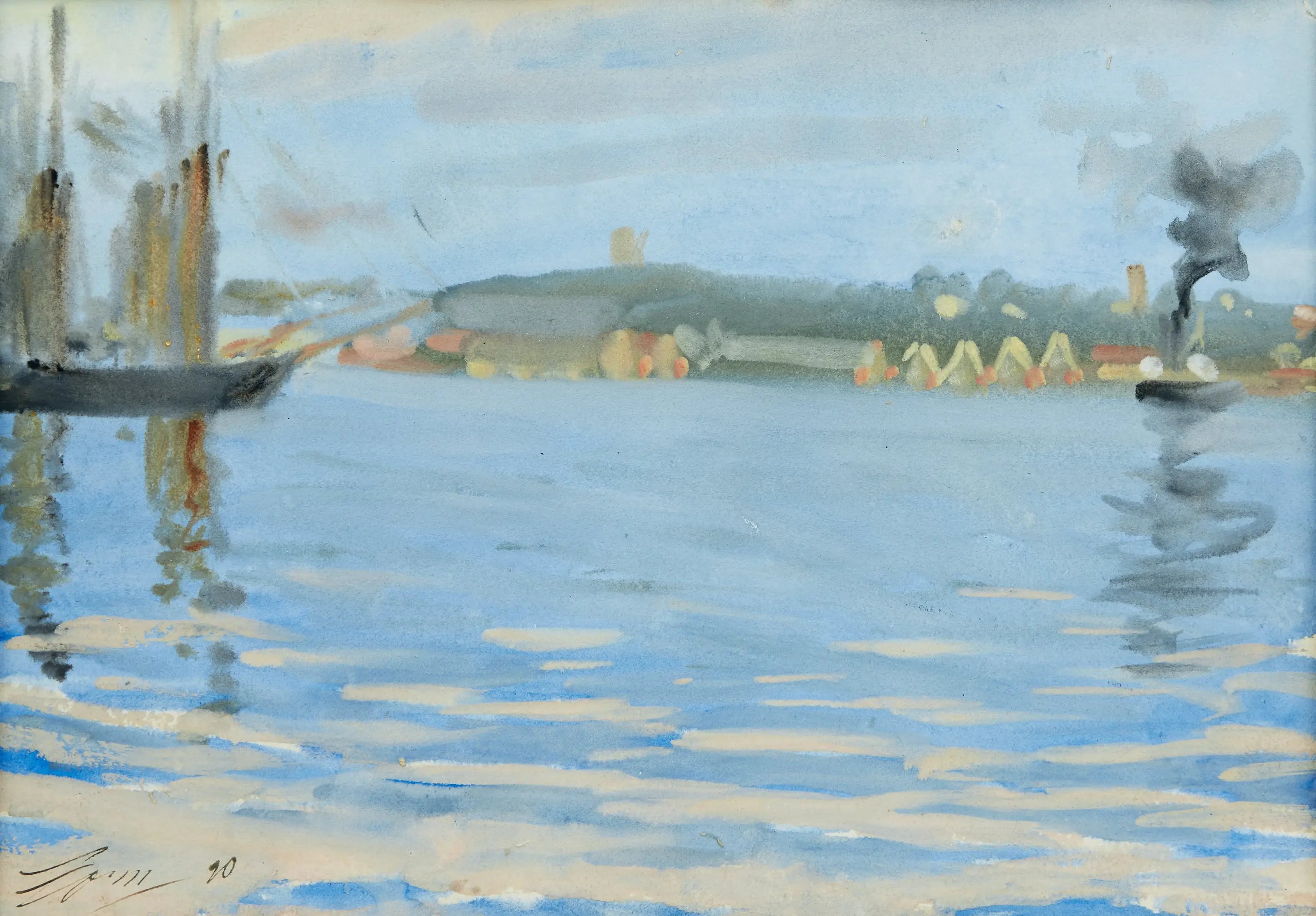 Motif de Skeppsholmen - Anders Zorn - Alpha Reproduction