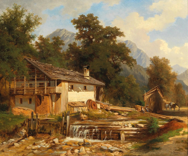 Motivo del Tirolo vicino all'Achensee - Hugo Darnaut