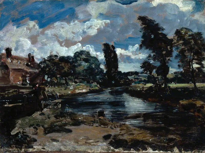 Mulino di Flatford da una chiusa sul Stour - John Constable