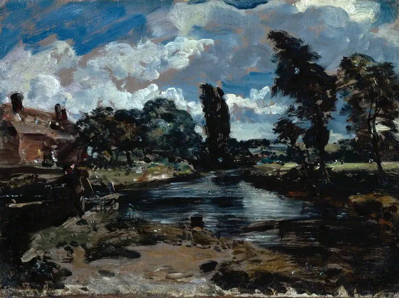Mulino di Flatford da una chiusa sul Stour - John Constable