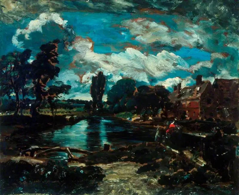 Mulino di Flatford da una chiusa sul Stour - John Constable