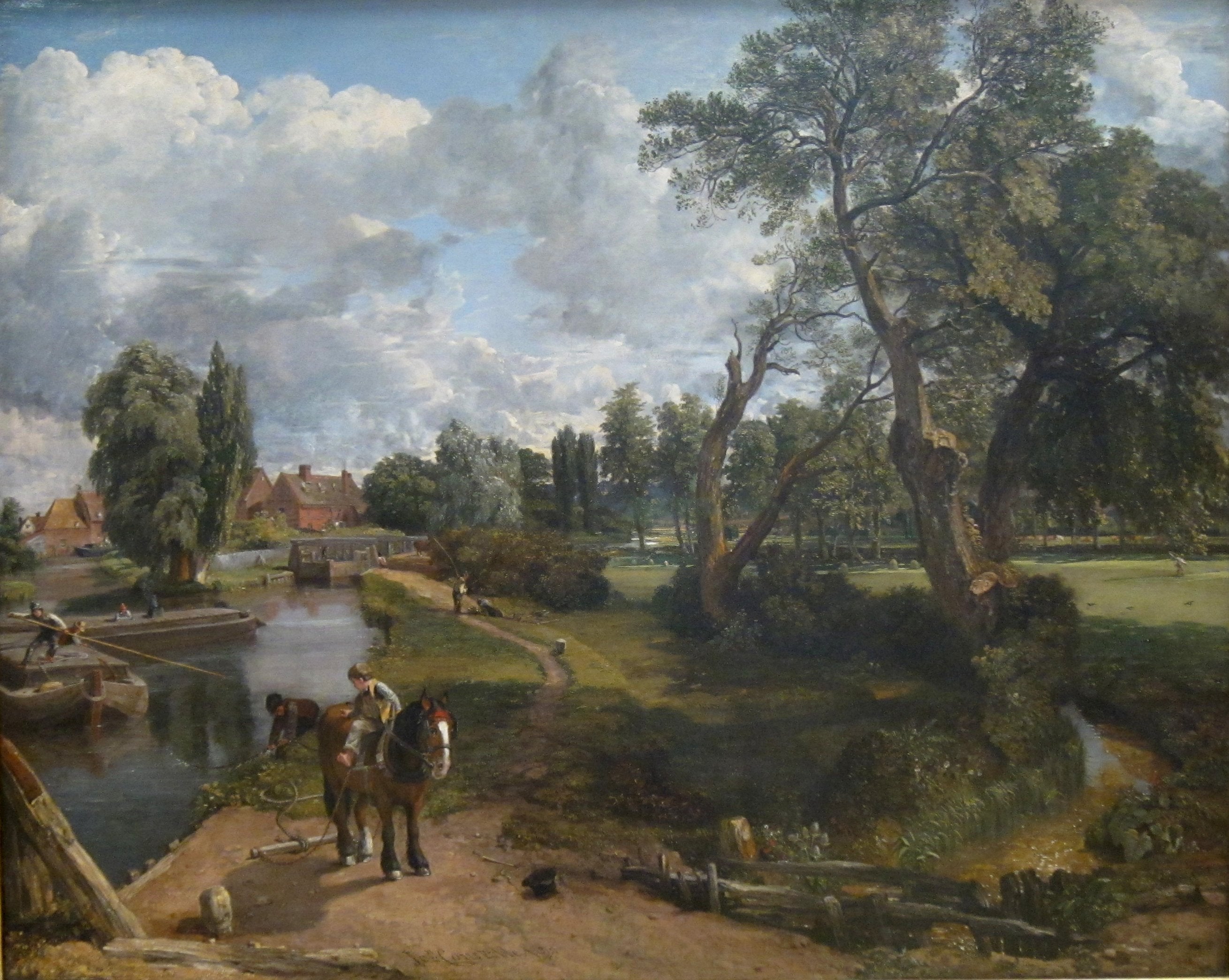 moulin de Flatford - John Constable - Alpha Reproduction