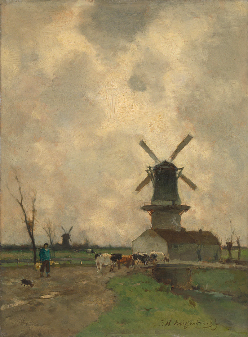 Le Moulin - Johan Hendrik Weissenbruch