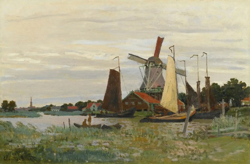 Un mulino a Zaandam W171 - Claude Monet
