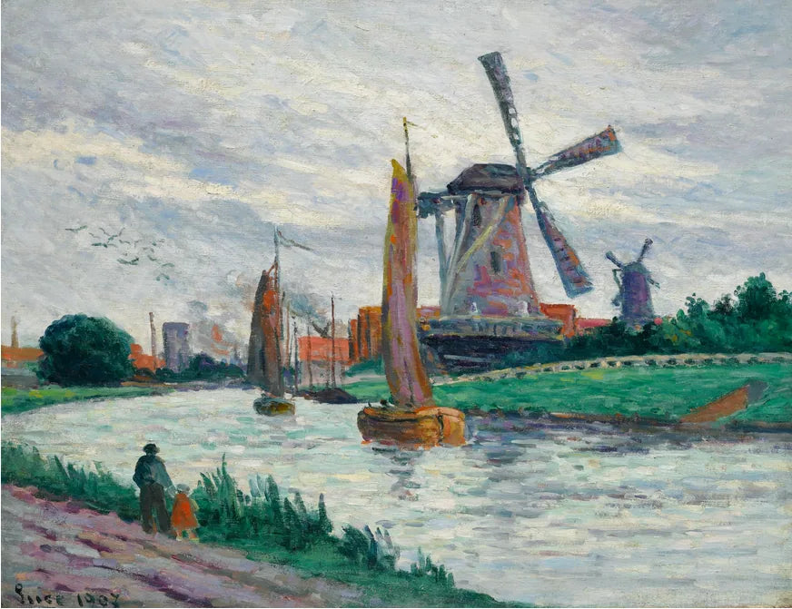 Mulini in Olanda - Maximilien Luce