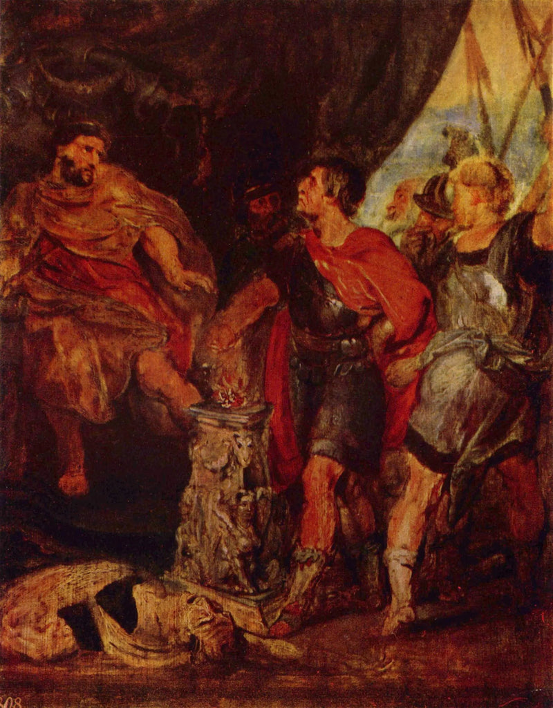 Mucius Scaevola prima Lars Porsenna