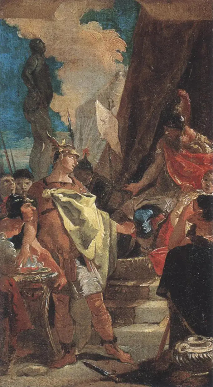 Mucius Scaevola e Porsenna - Giovanni Battista Tiepolo