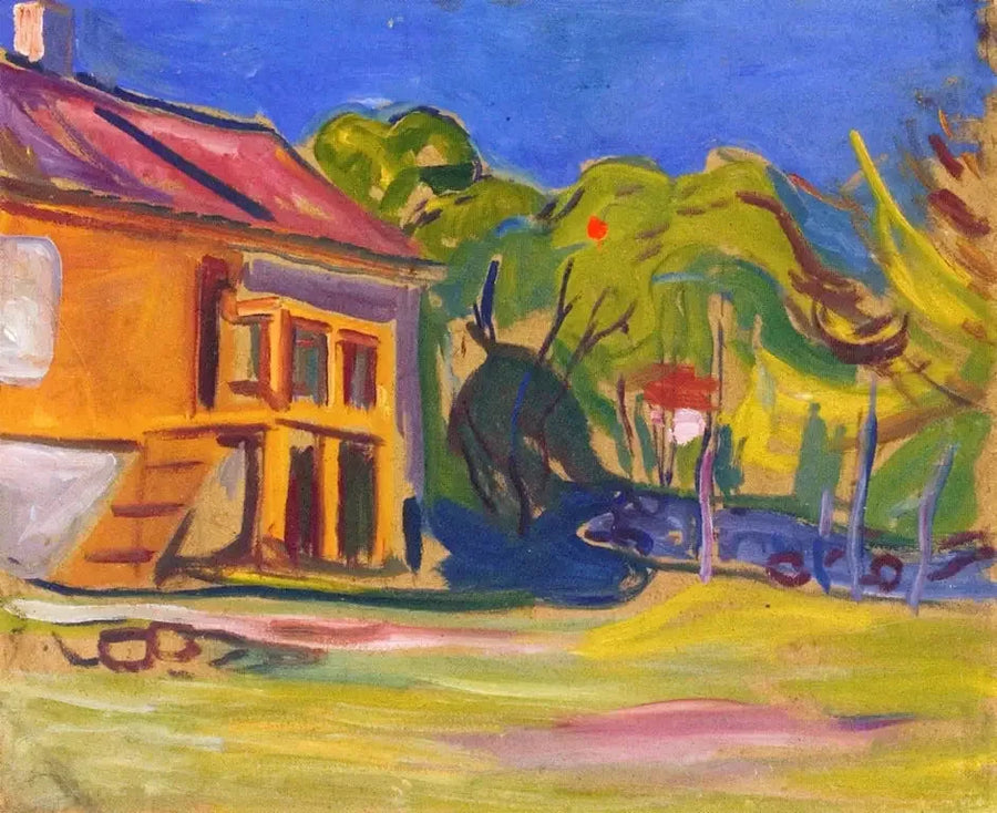 La casa di Åsgardstrand di Munch - Edvard Munch