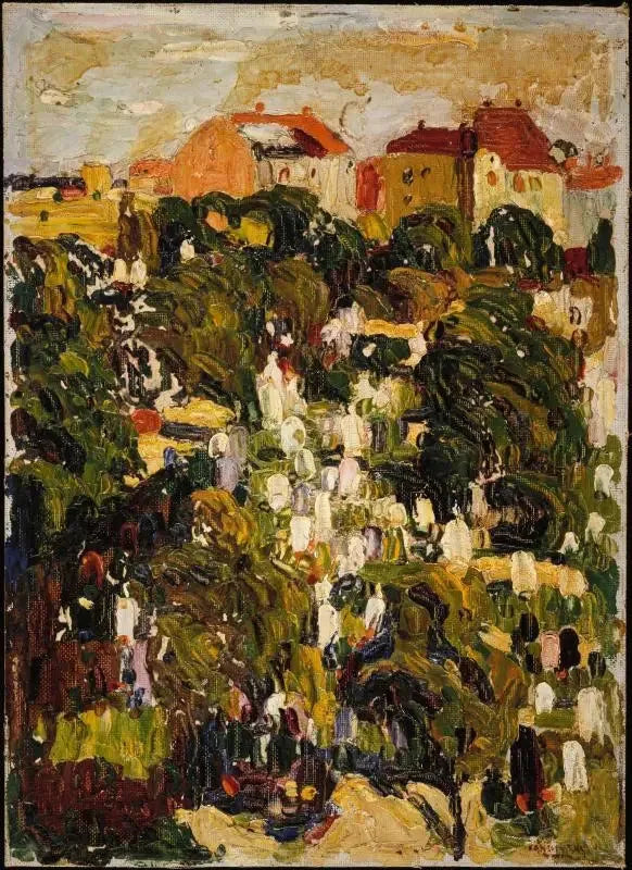 Monaco, il cimitero del Nord - Vassily Kandinsky