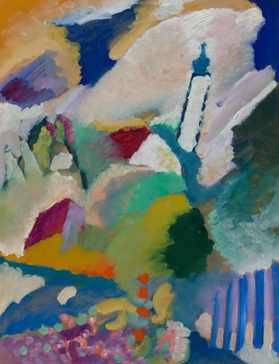 Murnau con la chiesa I - Vassily Kandinsky