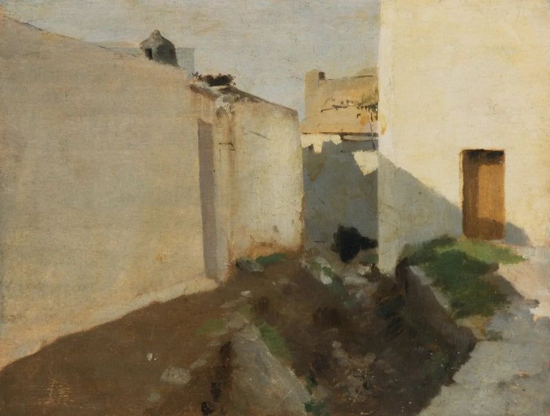 Muri bianchi al sole, Marocco - John Singer Sargent