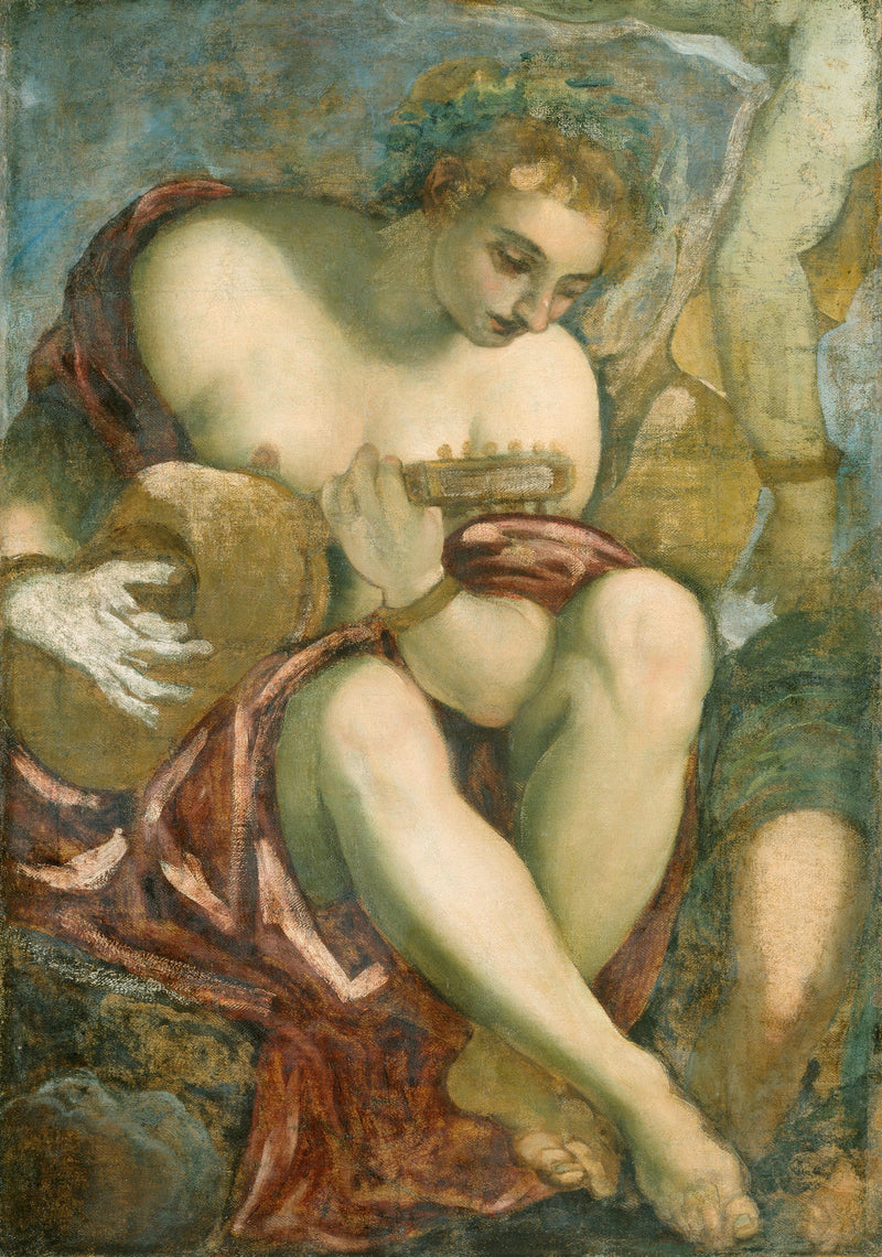Muse che suona il liuto - Jacopo Tintoretto