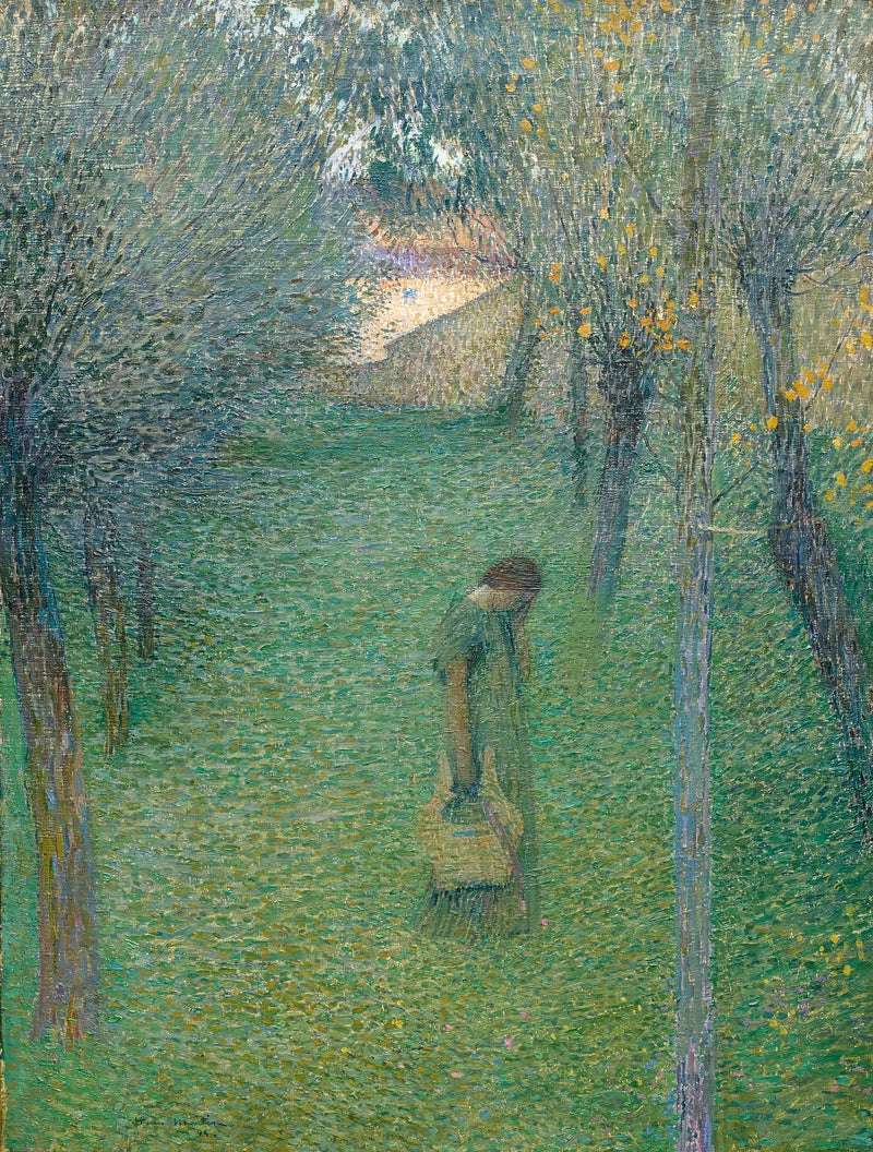 Musa pensierosa nel giardino - Henri-Jean Guillaume Martin