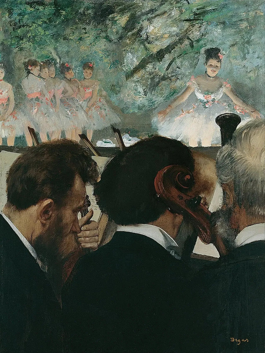 Musicisti nell'orchestra - Edgar Degas