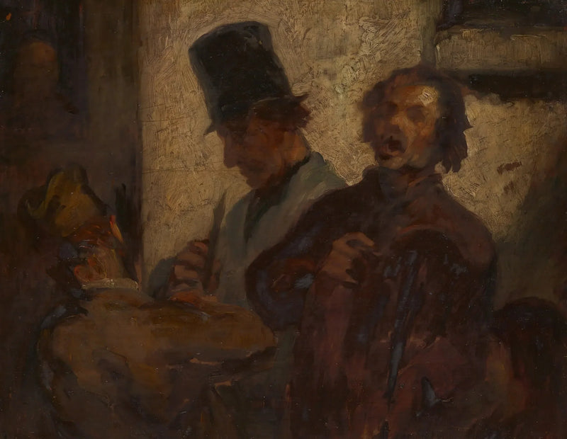 Musicisti di strada - Honoré Daumier