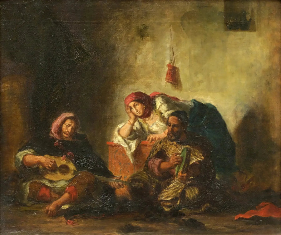 Musicisti ebrei di Mogador - Eugène Delacroix