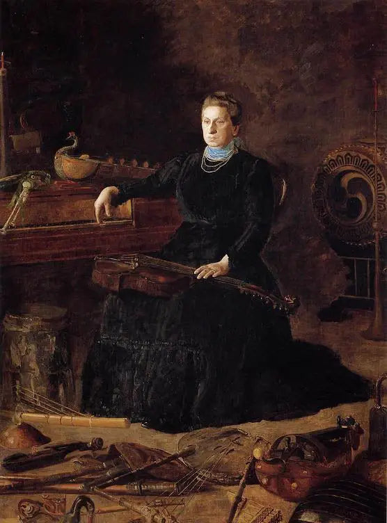 Musica desueta (Ritratto di Sarah Sagehorn Frishmuth) - Thomas Eakins