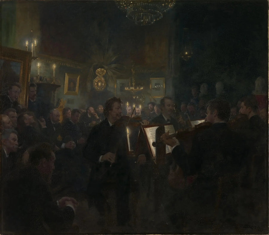 Musica in studio - Peder Severin Krøyer