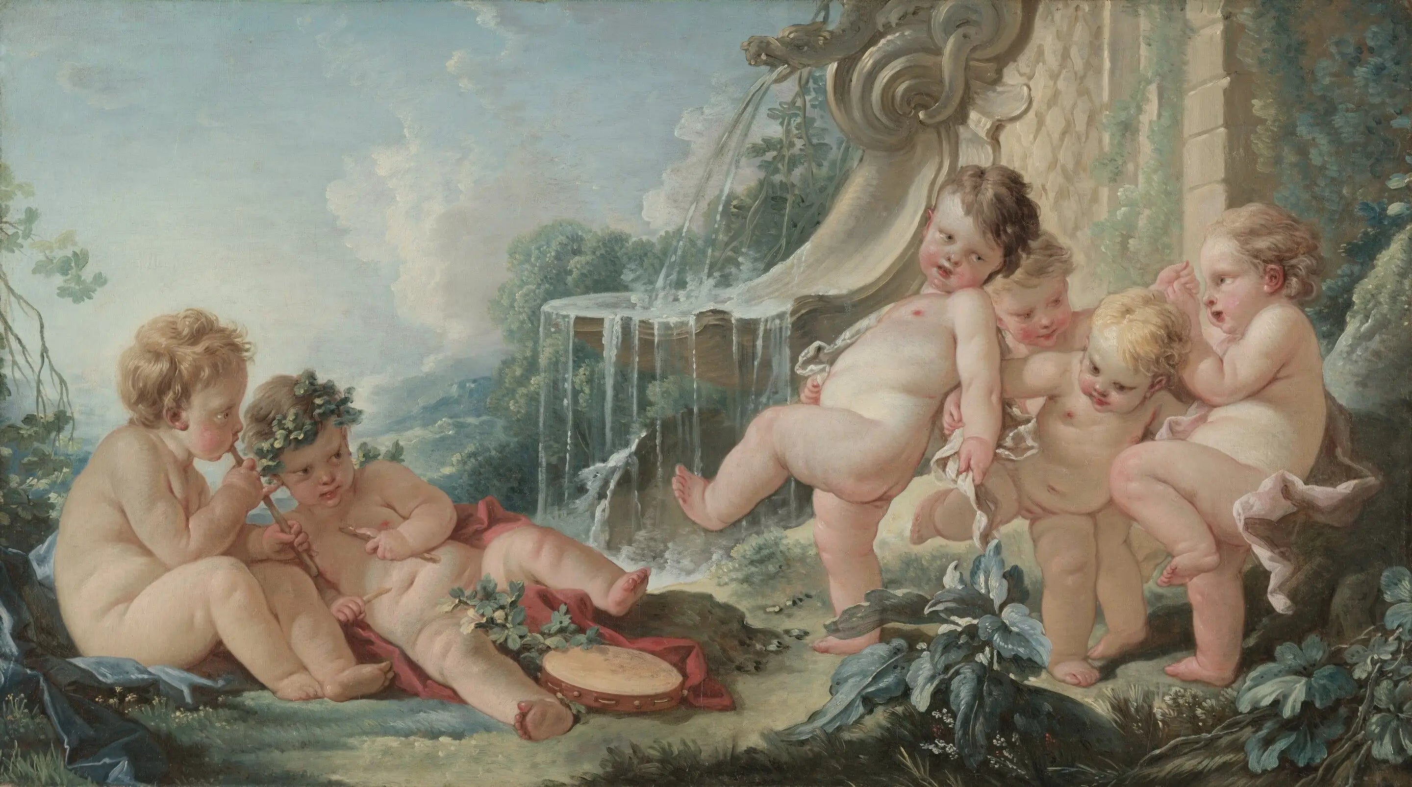 Musique et danse - François Boucher - Alpha Reproduction
