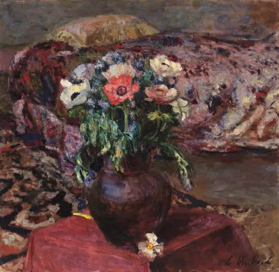 Myosotis e anemoni - Édouard Vuillard