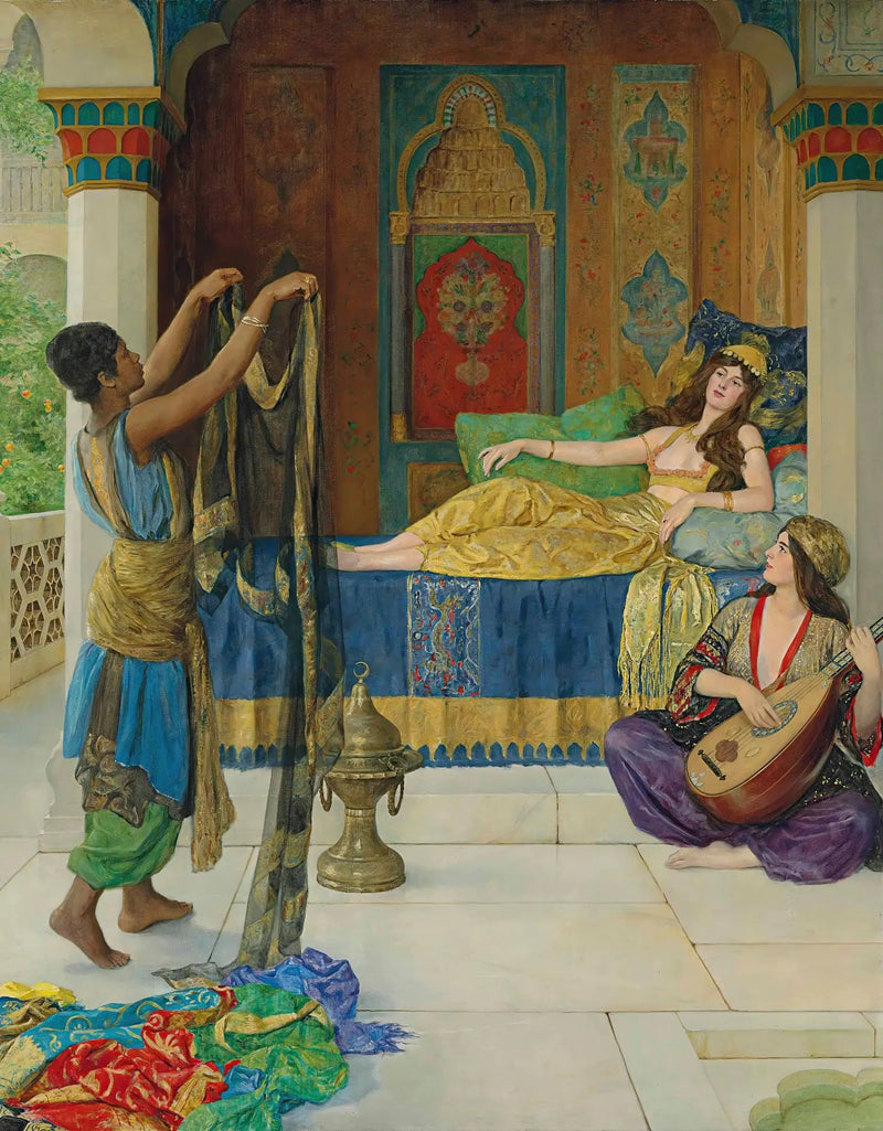 Mirra, Aloe e Cassia - John Collier
