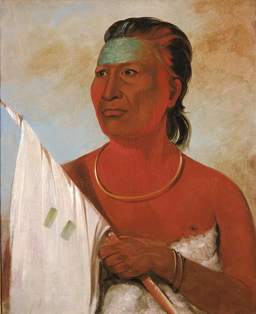 Náh-pope, zuppa, consigliere di Black Hawk - George Catlin